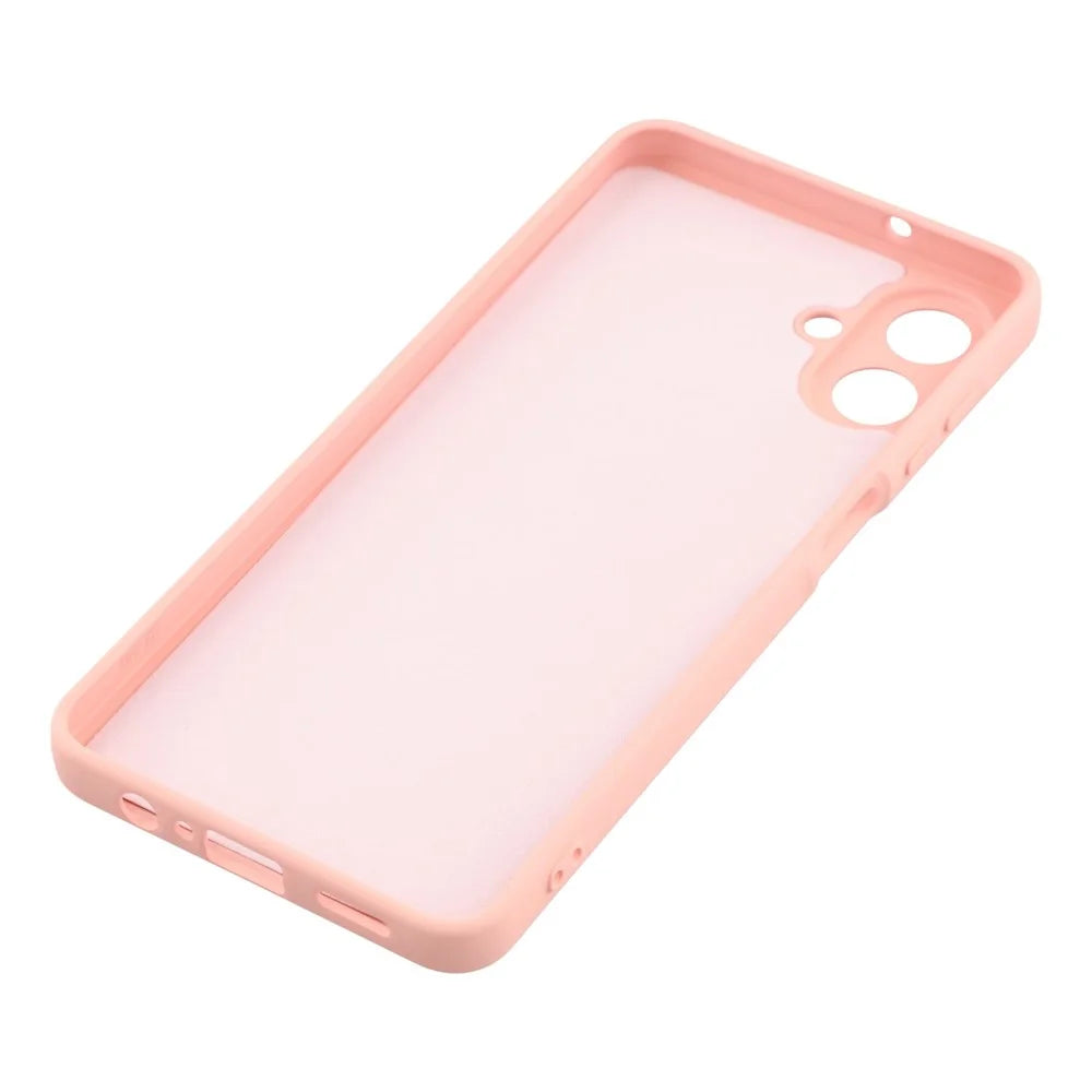 For Samsung Galaxy A08 5G / A08 4G / A07 4G Case Arc Edge 2.0mm TPU Protective Phone Cover - Pink - 5