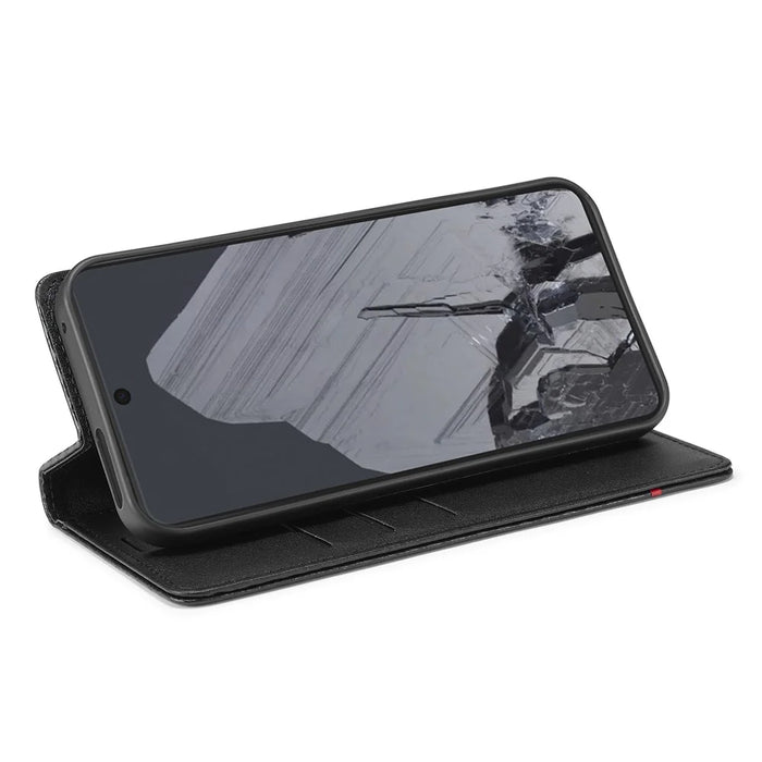 LC.IMEEKE For Google Pixel 10 Pro XL Wallet Case Carbon Fiber Texture Leather Phone Cover - Horizontal Stripe - 3