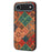 For iPhone Air Case Flower Print PU Leather + PC + TPU Phone Cover - Winter / Blue - 1