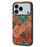 For iPhone 17 Pro Case Flower Print PU Leather + PC + TPU Phone Cover - Winter / Blue - 1