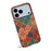 For iPhone 17 Pro Case Flower Print PU Leather + PC + TPU Phone Cover - Winter / Blue - 2