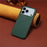 For iPhone 17 Pro Case Calf Texture Leather + PC + TPU Phone Cover - Green - 4