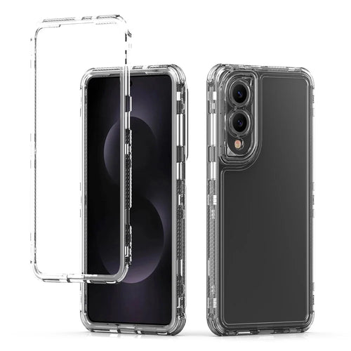 For Samsung Galaxy S25 Edge Case Anti Scratch Acrylic TPU Clear Phone Cover - 1