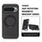 For Google Pixel 10 Pro XL Case with Ring Kickstand Magnetic Case PU Leather Back Cover - Blue - 3