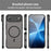 For iPhone Air Case Compatible with MagSafe Anti Drop PC + TPU Phone Cover - Black - 3