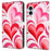 For iPhone 16 Plus Case Wallet Stand Pattern Printing PU Leather Flip Phone Cover - Love - 1