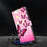 For iPhone 16 Pro Max Case Wallet Stand Pattern Printing PU Leather Flip Phone Cover - Pink Butterfly - 4