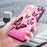 For iPhone 16 Pro Max Case Wallet Stand Pattern Printing PU Leather Flip Phone Cover - Pink Butterfly - 5
