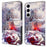 For Samsung Galaxy S25+ Case Wallet Stand Pattern Printing PU Leather Flip Phone Cover - Castle - 1