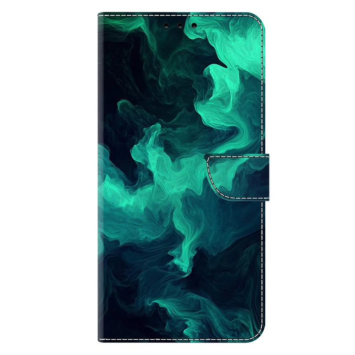 For Samsung Galaxy S25 Ultra Case Wallet Stand Pattern Printing PU Leather Flip Phone Cover - Smoke - 6