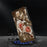 For Samsung Galaxy A36 5G Case Wallet Stand Pattern Printing PU Leather Flip Phone Cover - Brown Rose - 4