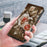 For Samsung Galaxy A36 5G Case Wallet Stand Pattern Printing PU Leather Flip Phone Cover - Brown Rose - 5