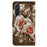 For Samsung Galaxy A36 5G Case Wallet Stand Pattern Printing PU Leather Flip Phone Cover - Brown Rose - 7