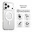 For iPhone 17 Pro Case Compatible with MagSafe Anti Drop Hybrid Phone Back Cover - White - 2