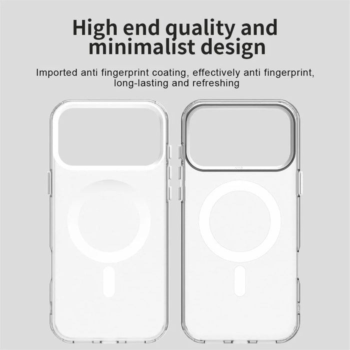 For iPhone 17 Pro Max Case Compatible with MagSafe Anti Drop Hybrid Phone Back Cover - White - 5