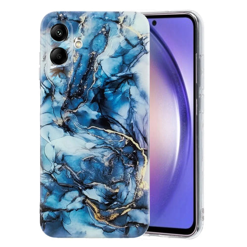 For Samsung Galaxy A08 5G / A08 4G / A07 4G Case Marble Pattern Painted TPU Phone Back Cover - Grey - 1