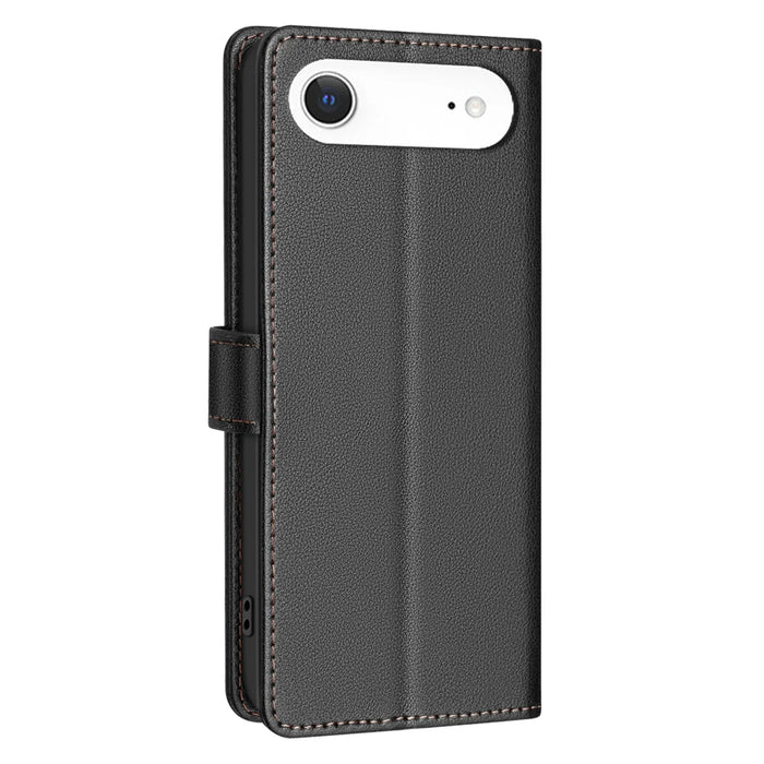 BINFEN COLOR For iPhone Air Leather Case  BF32 Wallet RFID Blocking Phone Cover - Black - 3