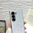 For Samsung Galaxy Z Fold6 5G Case Rubberized Silver Edge Phantom Glitter Hard PC Phone Cover - Green - 6