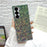 For Samsung Galaxy Z Fold7 5G Case Rubberized Silver Edge Phantom Glitter Hard PC Phone Cover - Green - 2
