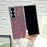 For Samsung Galaxy Z Fold7 5G Case Rubberized Silver Edge Phantom Glitter Hard PC Phone Cover - Green - 4