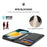 DUX DUCIS For iPhone 17 Pro Max Case  Hivo Series Cowhide Leather RFID Blocking Wallet Stand Flip Phone Cover - Black - 4