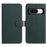 For Google Pixel 8 Case Wallet Stand Litchi Texture Genuine Cow Leather Flip Phone Cover - Green - 1