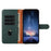 For Google Pixel 9a Case Wallet Stand Litchi Texture Genuine Cow Leather Flip Phone Cover - Green - 3