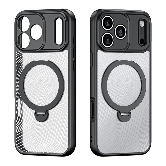 DUX DUCIS For iPhone 17 Pro Case with Kickstand  Aimo Series Compatible with MagSafe TPU+PC Phone Cover (REACH Certification) - Black - 2