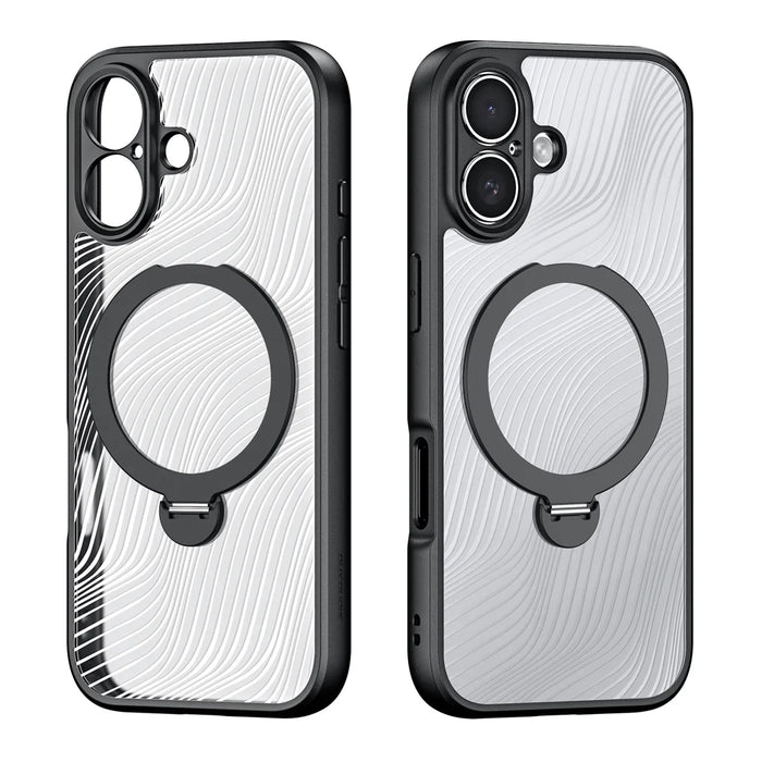 DUX DUCIS For iPhone 17 Case with Kickstand  Aimo Series Compatible with MagSafe TPU+PC Phone Cover (REACH Certification) - Black - 2