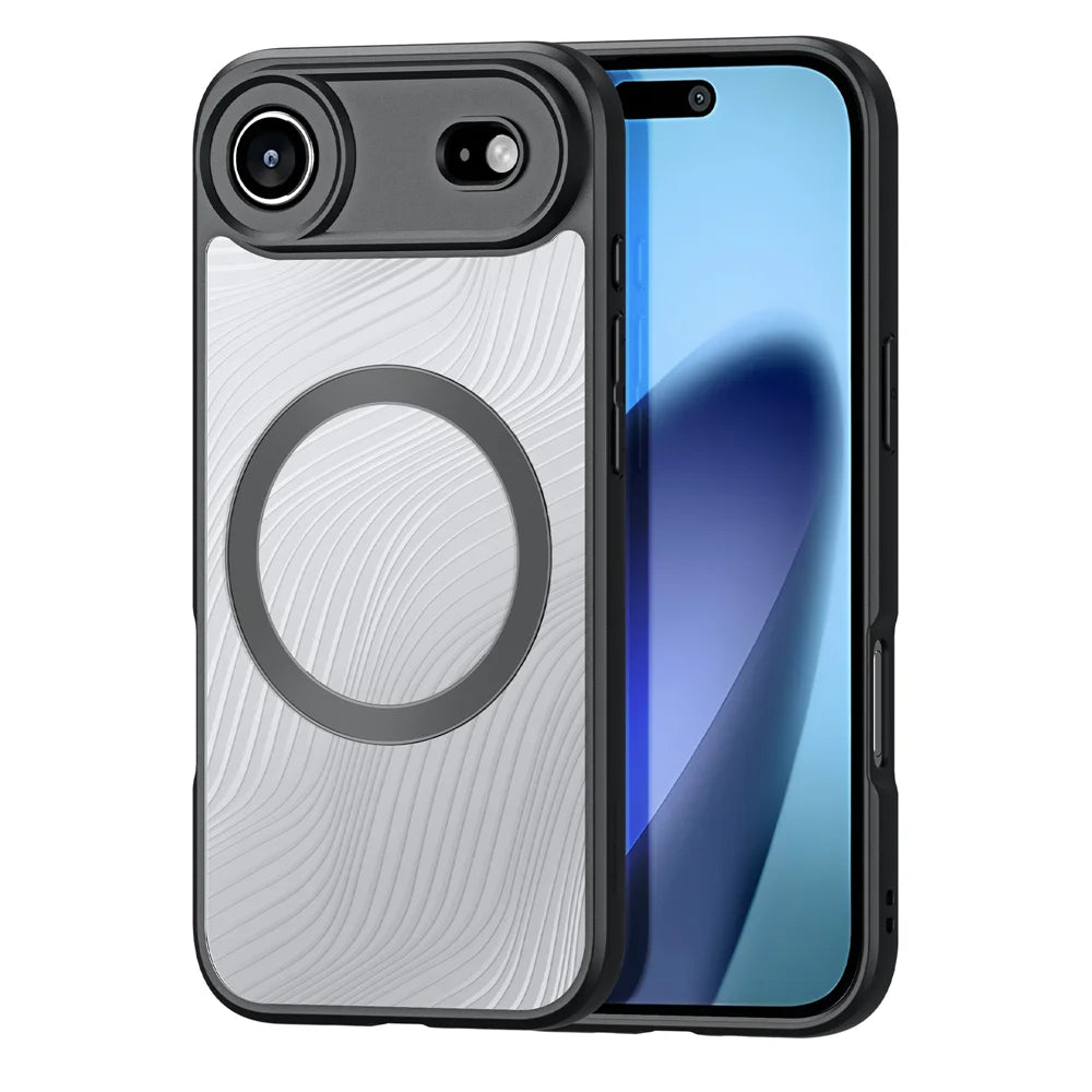 DUX DUCIS For iPhone Air Case  Aimo Series Compatible with MagSafe PC+TPU Slim Cover (REACH Certification) - Black - 1