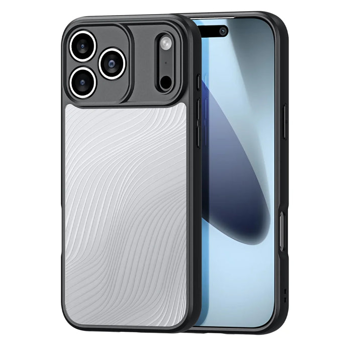 DUX DUCIS For iPhone 17 Pro Case  Aimo Series TPU+PC Matte Drop-proof Phone Cover (REACH Certification) - Black - 1