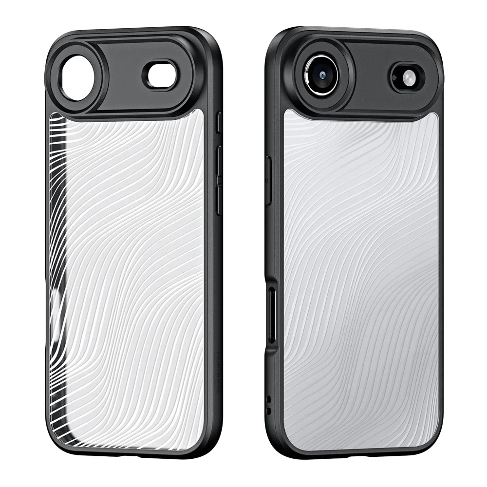 DUX DUCIS For iPhone Air Case  Aimo Series TPU+PC Matte Drop-proof Phone Cover (REACH Certification) - Black - 2
