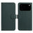 For iPhone 18 Pro Max / 17 Pro Max Case Wallet Stand Litchi Texture Genuine Cow Leather Flip Phone Cover - Green - 1