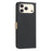 BINFEN COLOR For iPhone 18 Pro / 17 Pro Leather Case  BF36 Floral Pattern Phone Cover RFID Blocking Wallet Stand - Black - 3