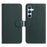For Samsung Galaxy A26 5G  /  A17 5G / A17 4G Case Wallet Stand Litchi Texture Genuine Cow Leather Flip Phone Cover - Green - 1