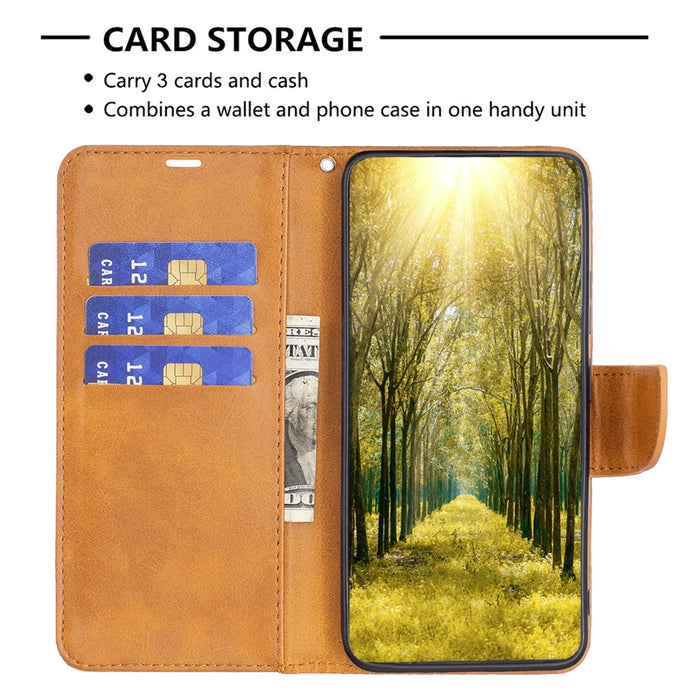 For iPhone Air Case Shockproof PU Leather Cover with Wallet Card Slots - Yellow - 6