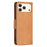 For iPhone 18 Pro / 17 Pro Case Shockproof PU Leather Cover with Wallet Card Slots - Yellow - 3