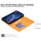 For iPhone 18 Pro / 17 Pro Case Shockproof PU Leather Cover with Wallet Card Slots - Yellow - 7