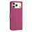 For iPhone 18 Pro Max / 17 Pro Max Case Clover Pattern Wallet Stand View Leather Phone Cover - Rose - 3