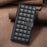 BINFEN COLOR For iPhone 18 Pro / 17 Pro Leather Case  Square Grid Wallet Stand Phone Cover - Black - 7
