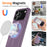 For iPhone 18 Pro Max / 17 Pro Max Magnetic Case Compatible with MagSafe TPU Phone Back Cover with Lanyard - Purple - 2