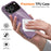 For iPhone 18 Pro Max / 17 Pro Max Magnetic Case Compatible with MagSafe TPU Phone Back Cover with Lanyard - Purple - 6