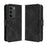 For Realme C71 4G Leather Case Phone Wallet Cover with Multiple Card Slots - Black - 1