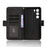For Realme C71 4G Leather Case Phone Wallet Cover with Multiple Card Slots - Black - 4