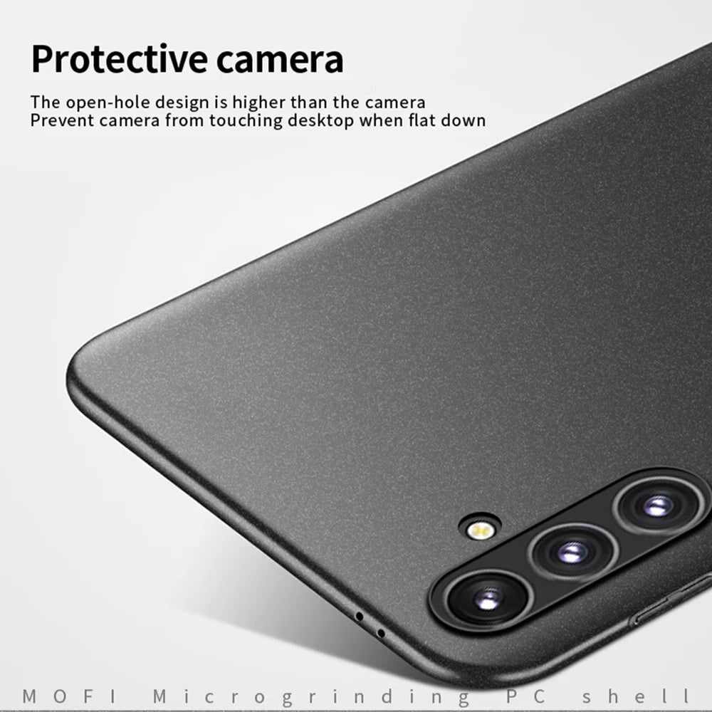 MOFI For Samsung Galaxy A56 5G PC Case  Shield Matte Series Slim Fit Phone Cover - Black - 3