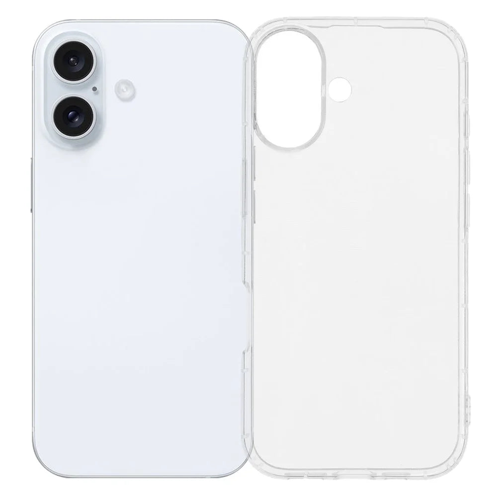 For iPhone 17 Case Transparent TPU Phone Back Cover Airbag Protection - 1