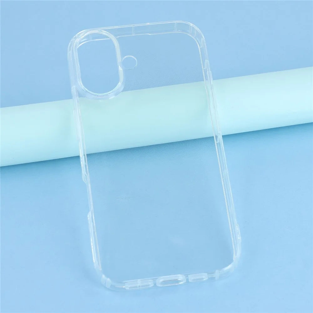 For iPhone 17 Case Transparent TPU Phone Back Cover Airbag Protection - 3