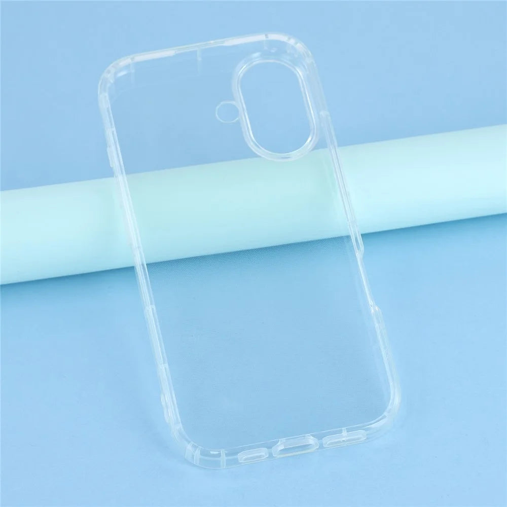For iPhone 17 Case Transparent TPU Phone Back Cover Airbag Protection - 4
