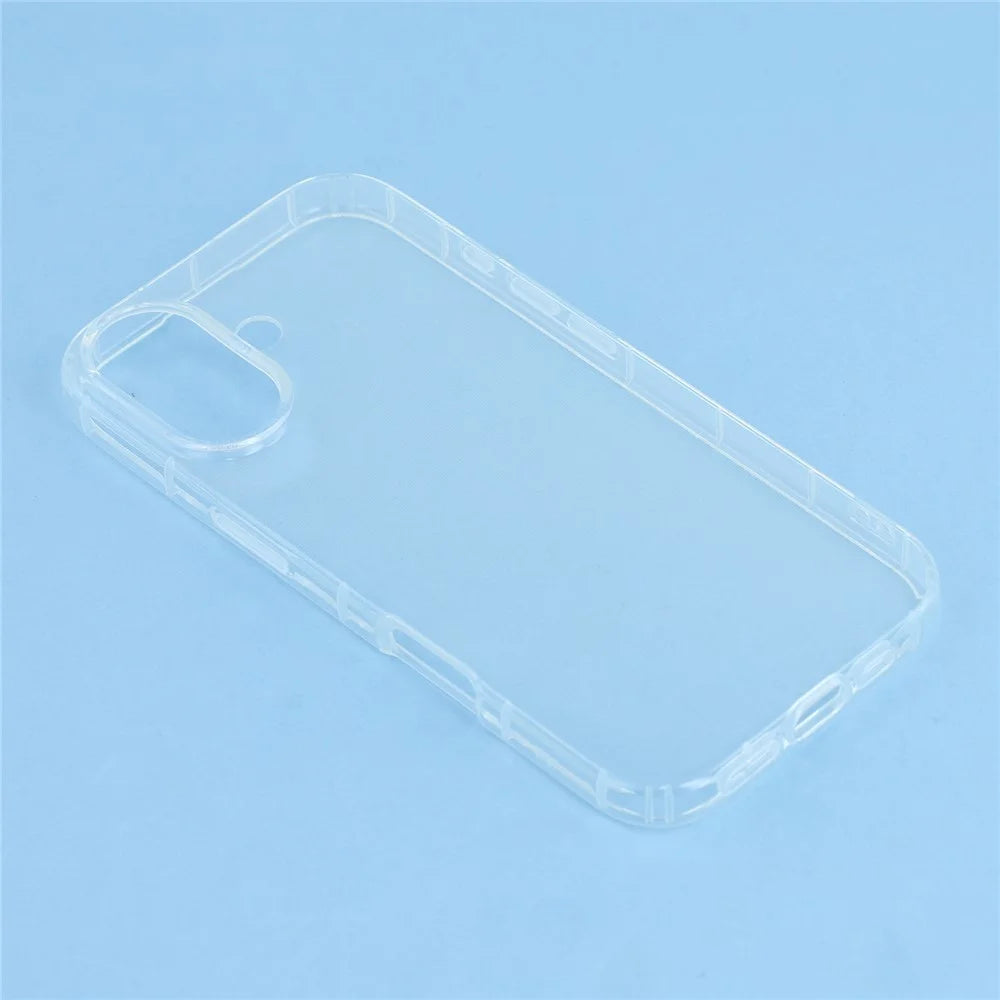 For iPhone 17 Case Transparent TPU Phone Back Cover Airbag Protection - 5