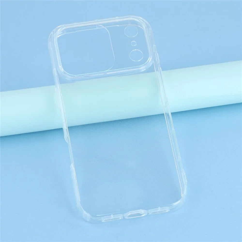 For iPhone 18 Pro / 17  Pro Case Transparent TPU Phone Back Cover Airbag Protection - 3